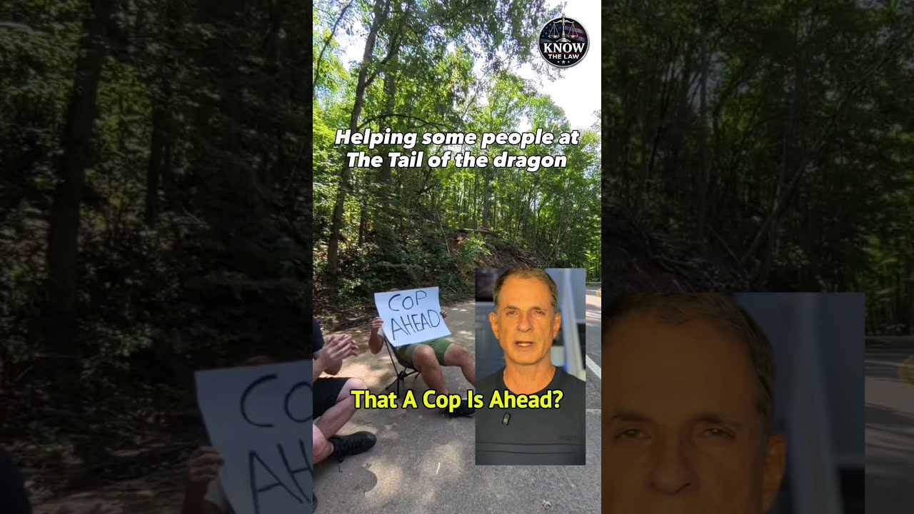 Cop Ahead - 1st Amendment Protected Speech!