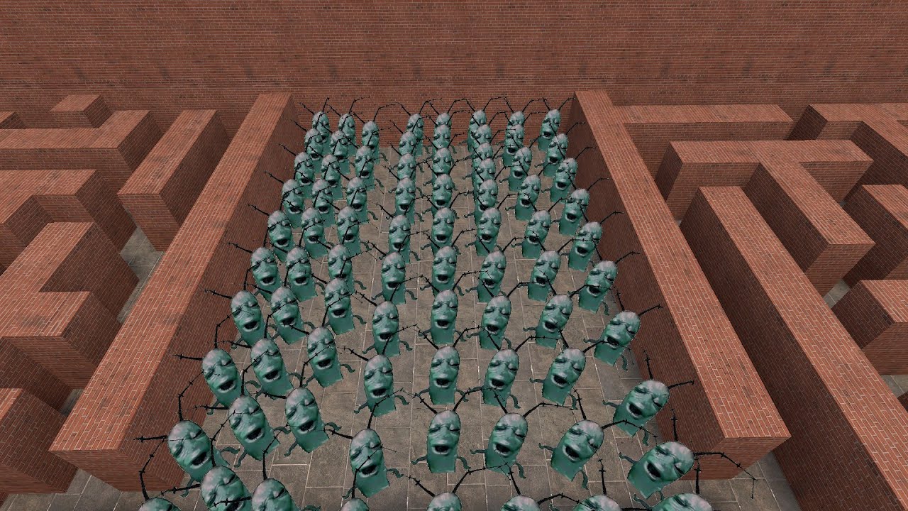 I Opened the Maze and Released 100 Screaming Nextbots… This Was a Huge Mistake (Garry's Mod) 