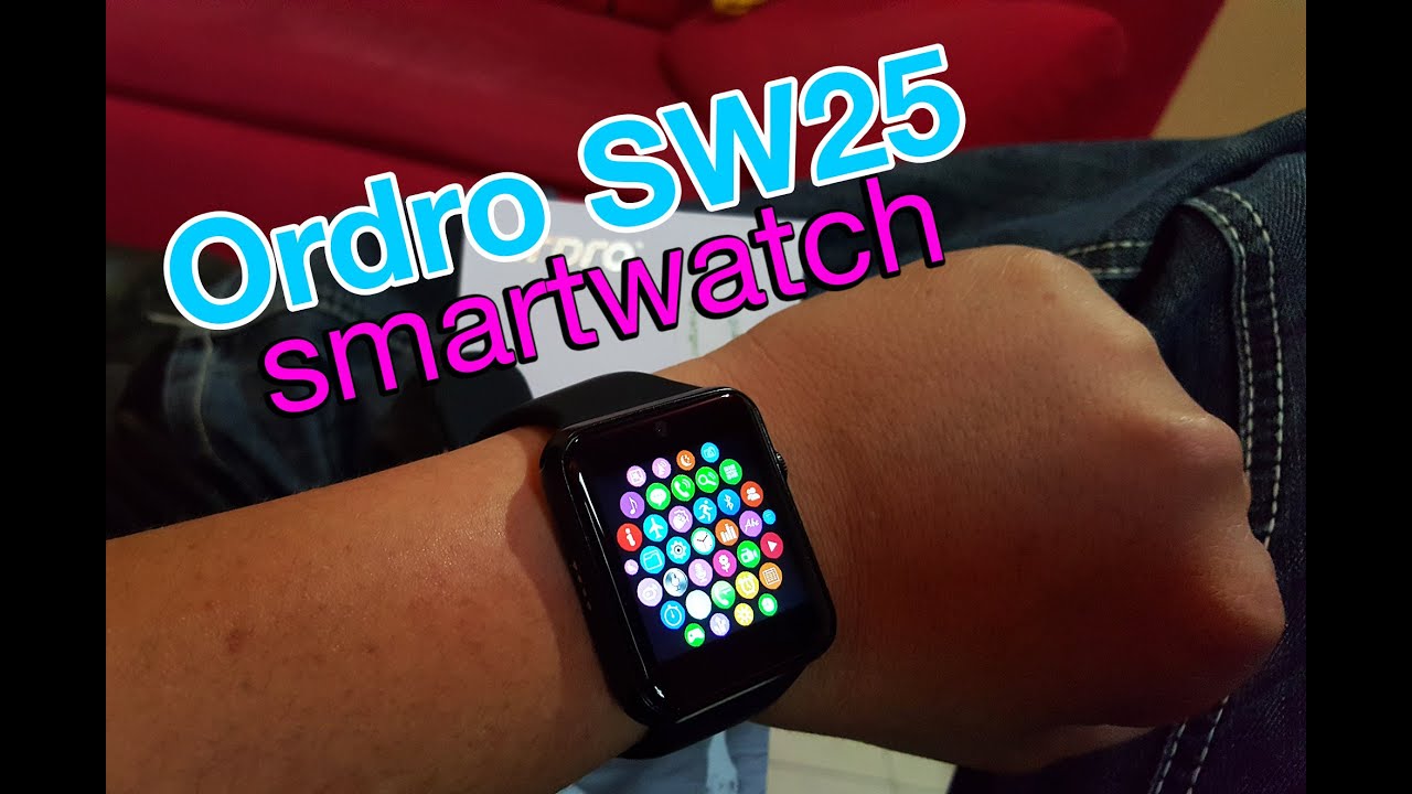 Unboxing Ordro SW25 smartwatch