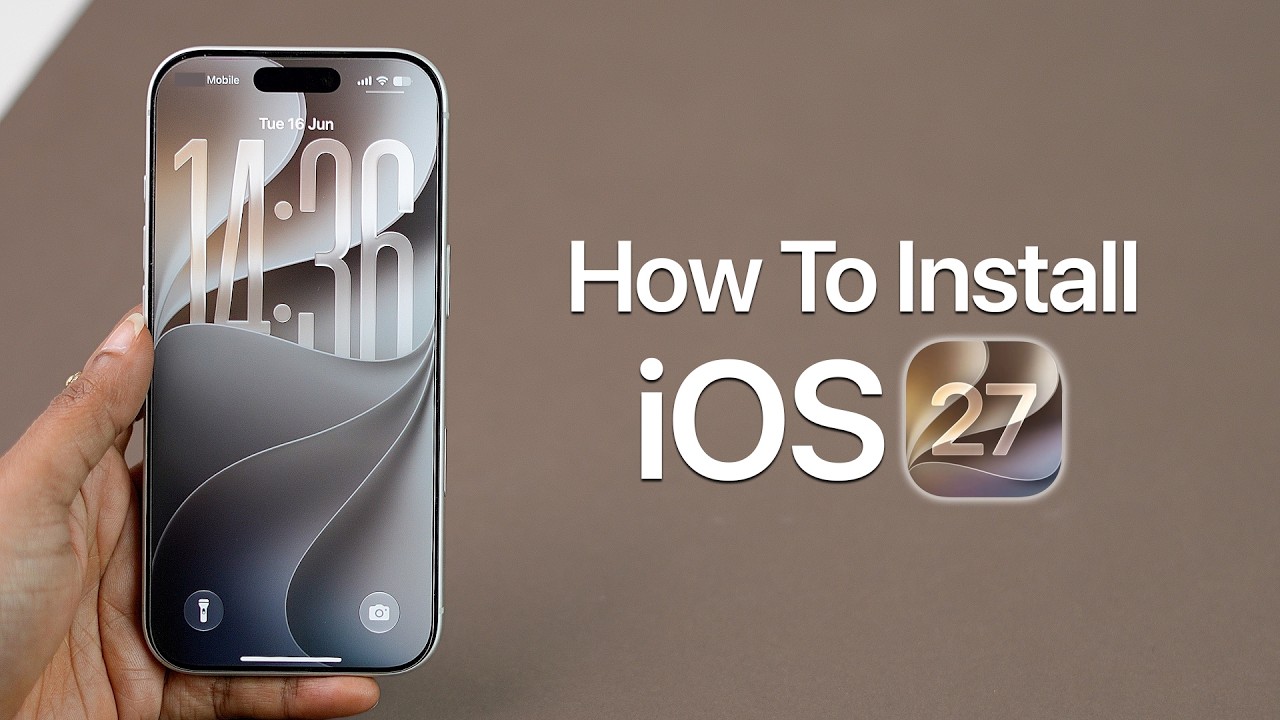 Как установить обновление iOS 27 на свой iPhone?