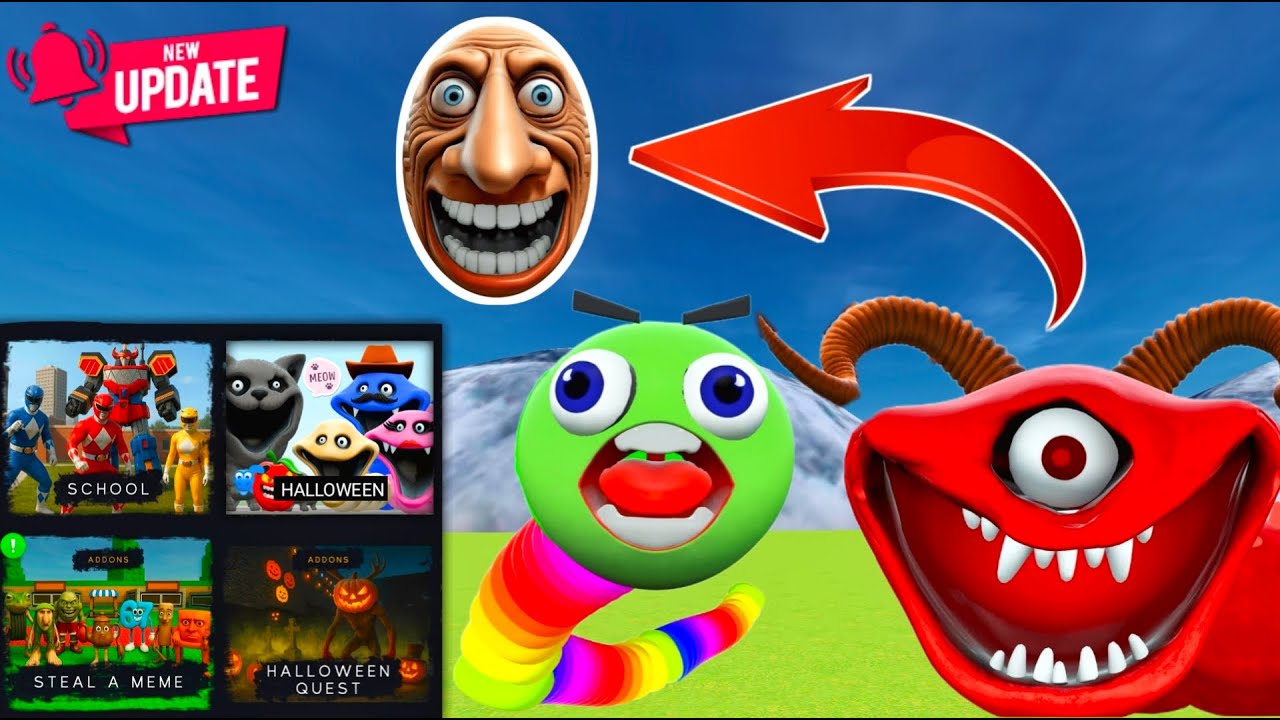 NextBots на игровой площадке! НОВАЯ ROBLOX HUNGRY SNAKE PHASE 4 ПРОТИВ ROBLOX HUNGRY!