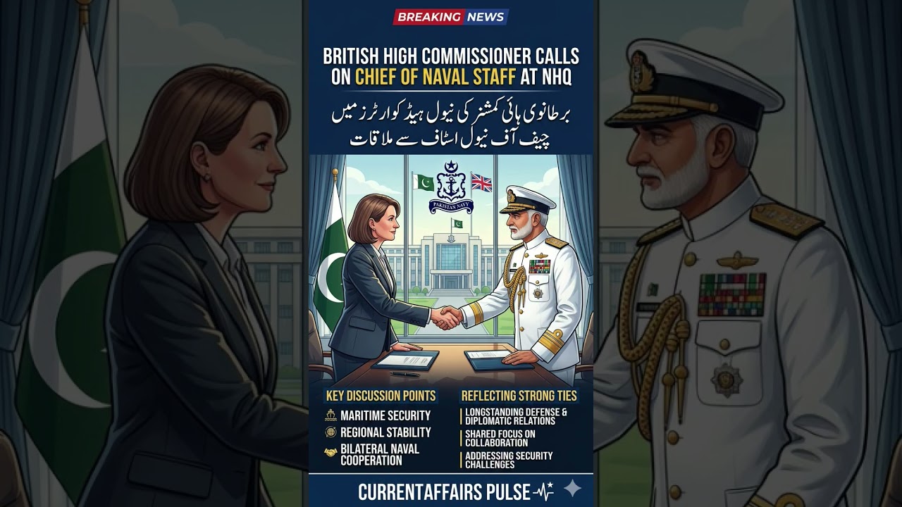 ​Pakistan-UK Maritime Cooperation Discussed at NHQ