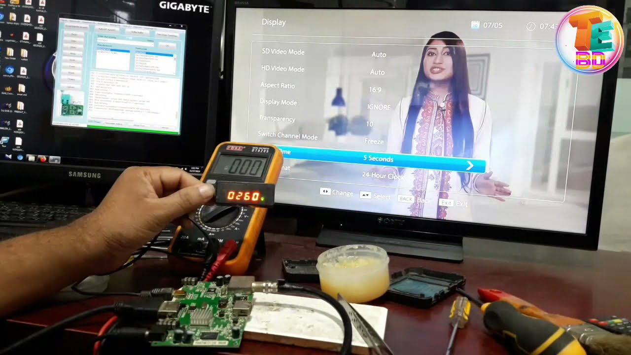 stargold sg-610 hd mini not working solve software & hardware Repair.