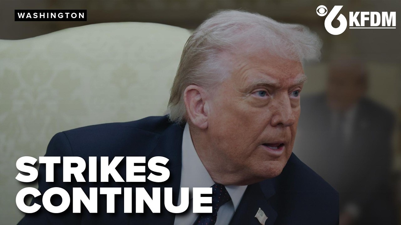 Trump says strikes will continue as more Iranian leadership targeted