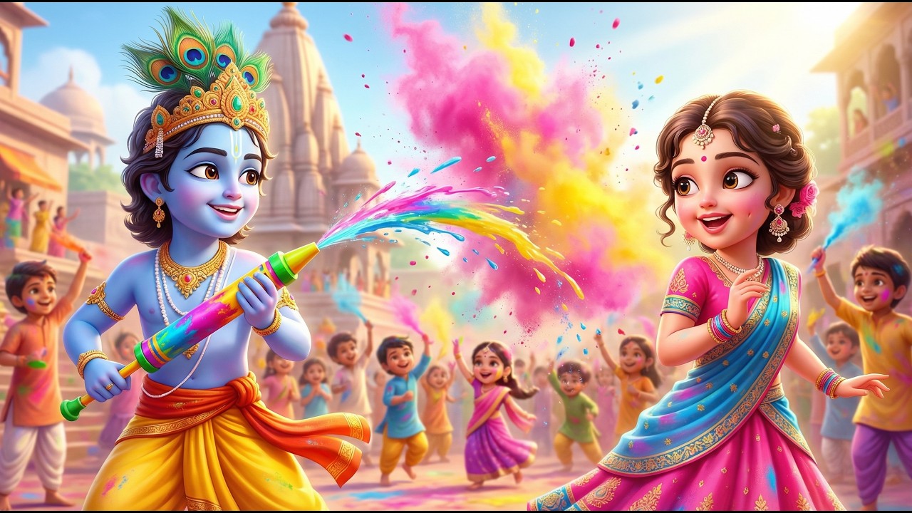 Vrindavan Mein Ude Re Gulal - वृन्दावन में उड़े रे गुलाल कह दो राधा रानी से | Holi Bhajan #holi