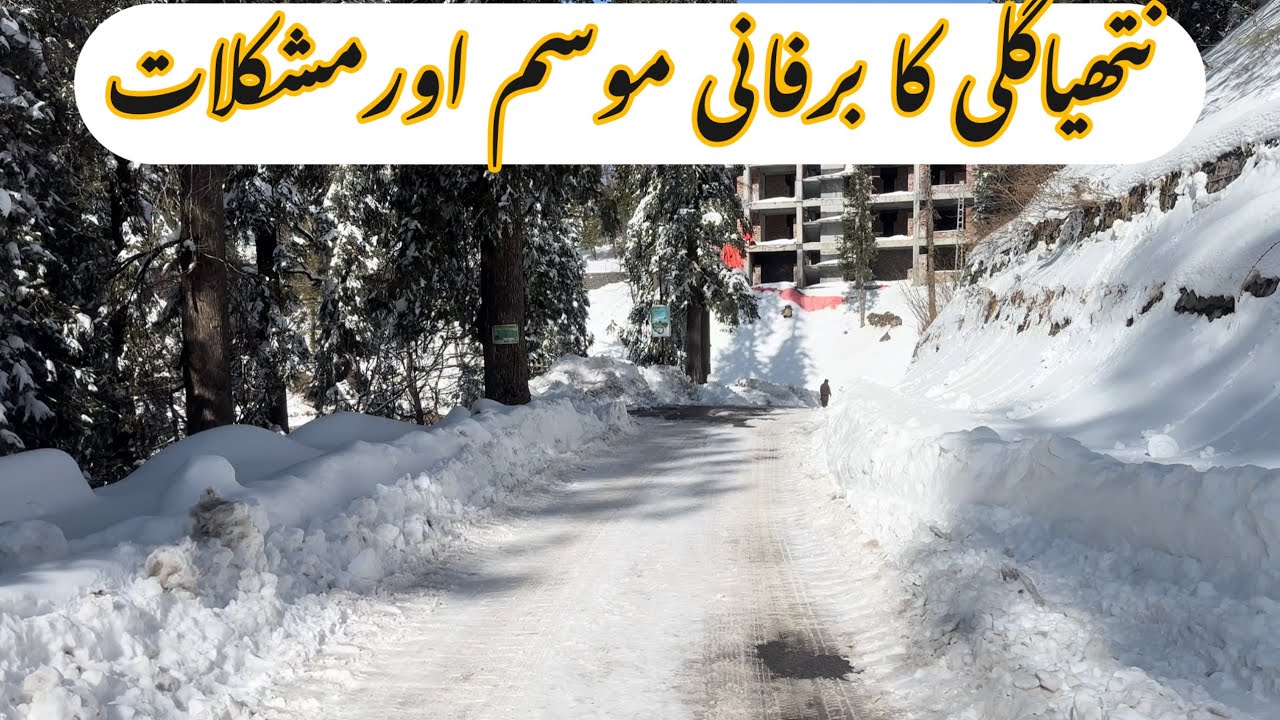 Nathia Gali After Snow Fall Difficult / Northern Pakistan 