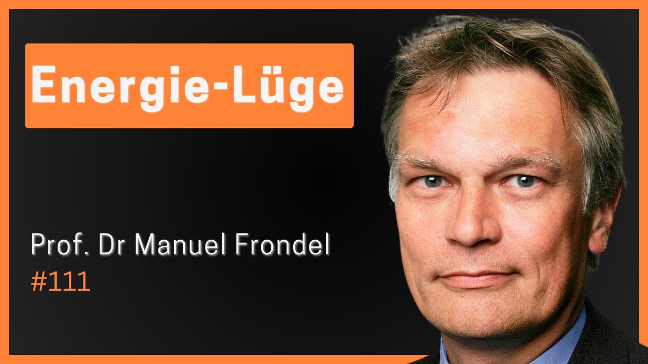 Prof. Dr. Manuel Frondel: Energiewirtschaft am Abgrund? | Eduard Heindl Energiegespräch #111