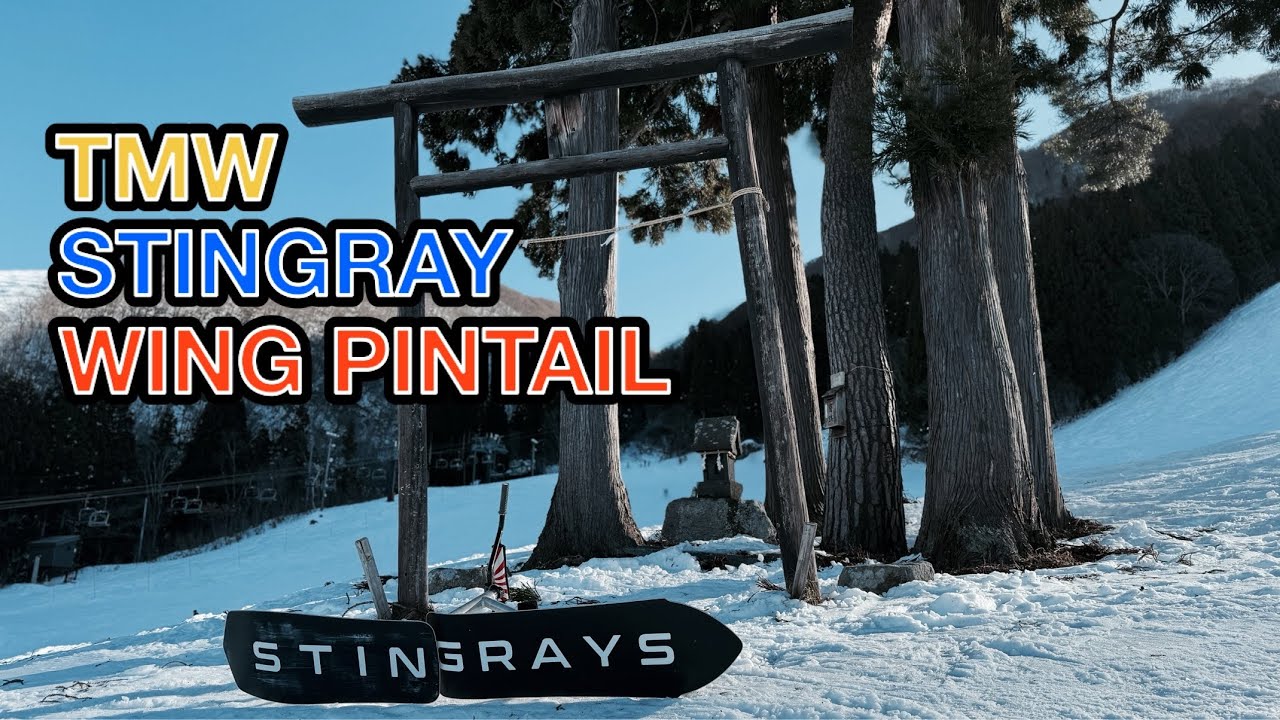 TMW STINGRAY WING PINTAIL テストライド SNOWMOTO スノーモト　SNOWSCOOT スノースクート