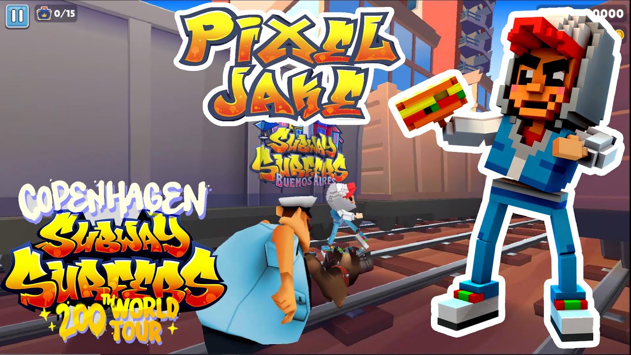Playgame Subway Surfers /2025/ Copenhagen - 200th World Tour Buenos Aires Pixel Jake Completed