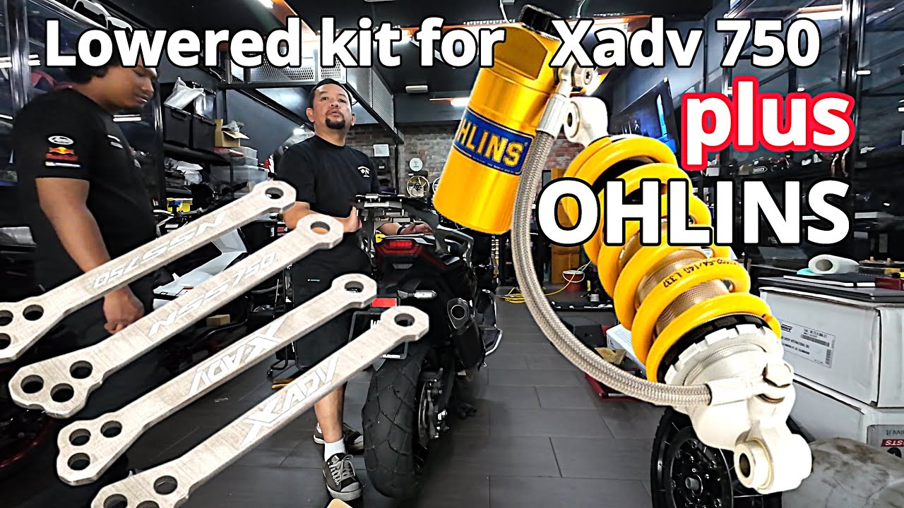 pasang #ohlins dan #loweredkit pada #xadv750 #projekgagal di #fastgarage #brembobrake