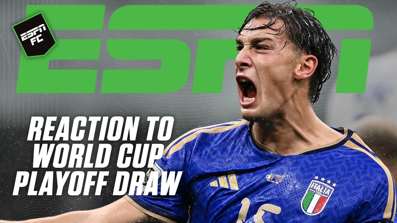🚨 FULL REACTION 🚨 UEFA World Cup Qualifying playoffs REVEALED 👀 | ESPN FC