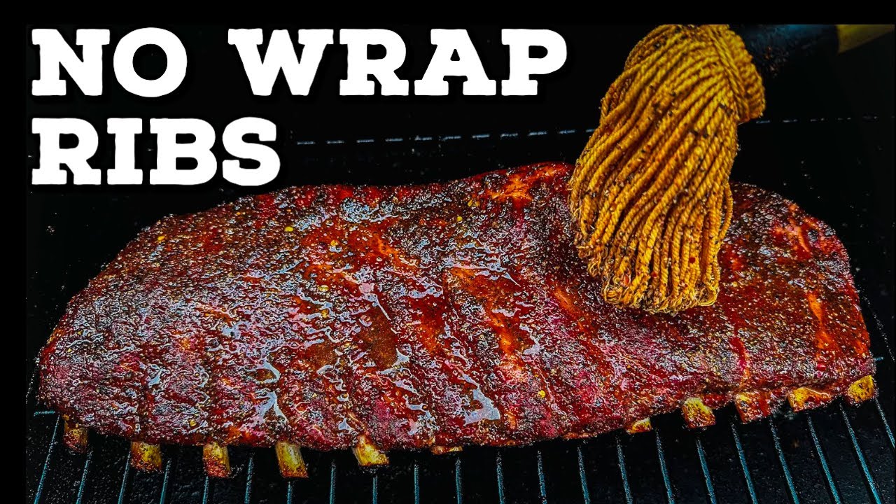 No Wrap Ribs | Easy Smoked No Wrap Ribs Recipe With A Mop Sauce!