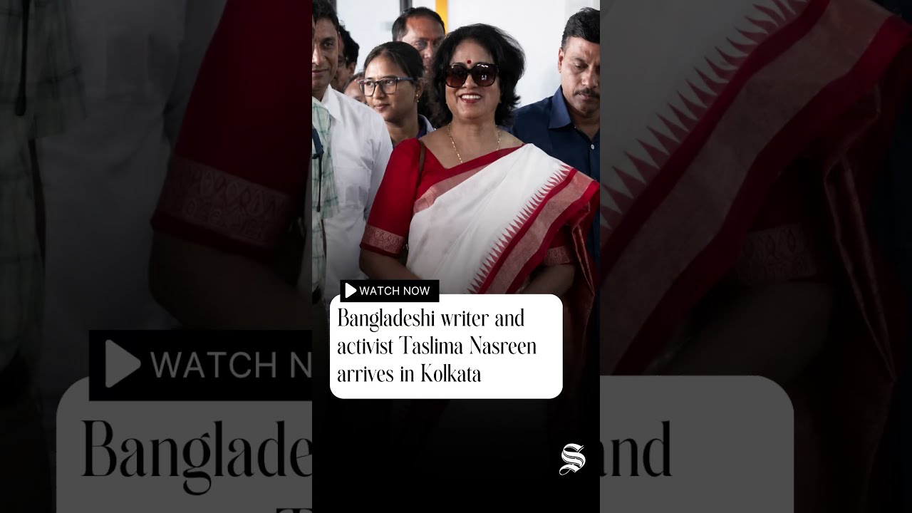 Bangladeshi writer and activist Taslima Nasreen arrives in Kolkata after 19 years