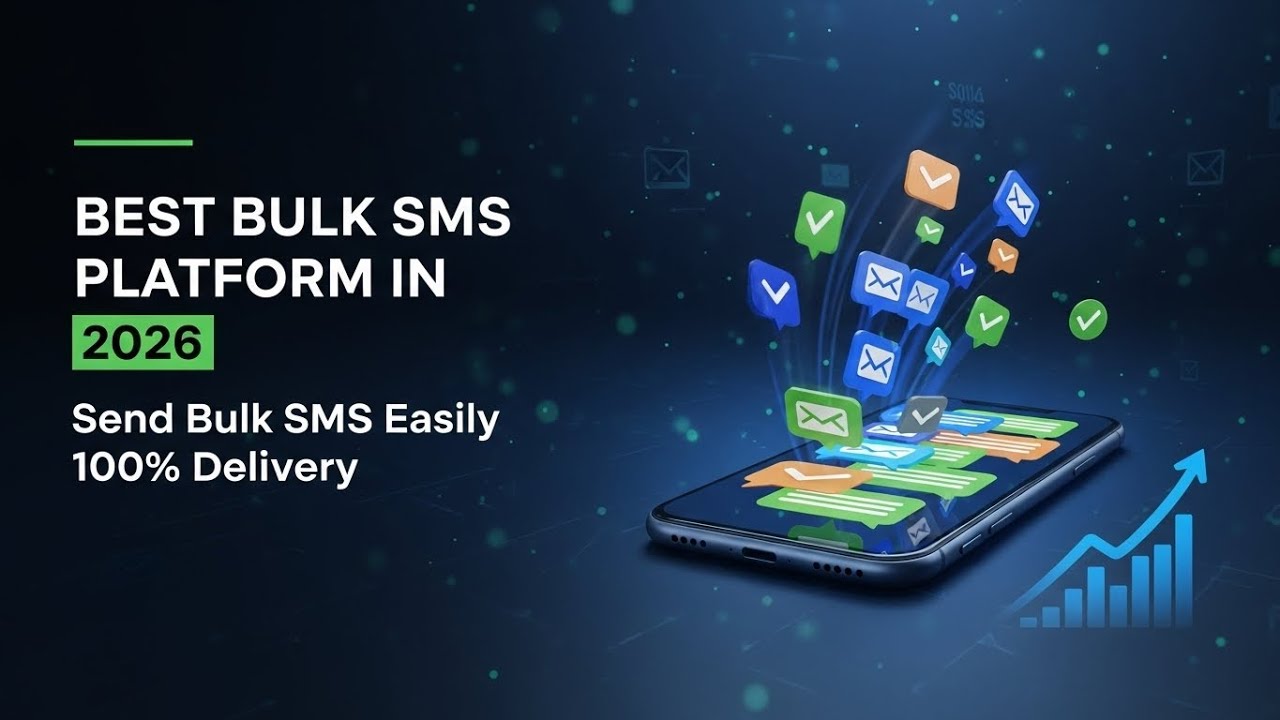 Best Bulk SMS Platform in 2026 | Send Bulk SMS Easily 100% Delivery