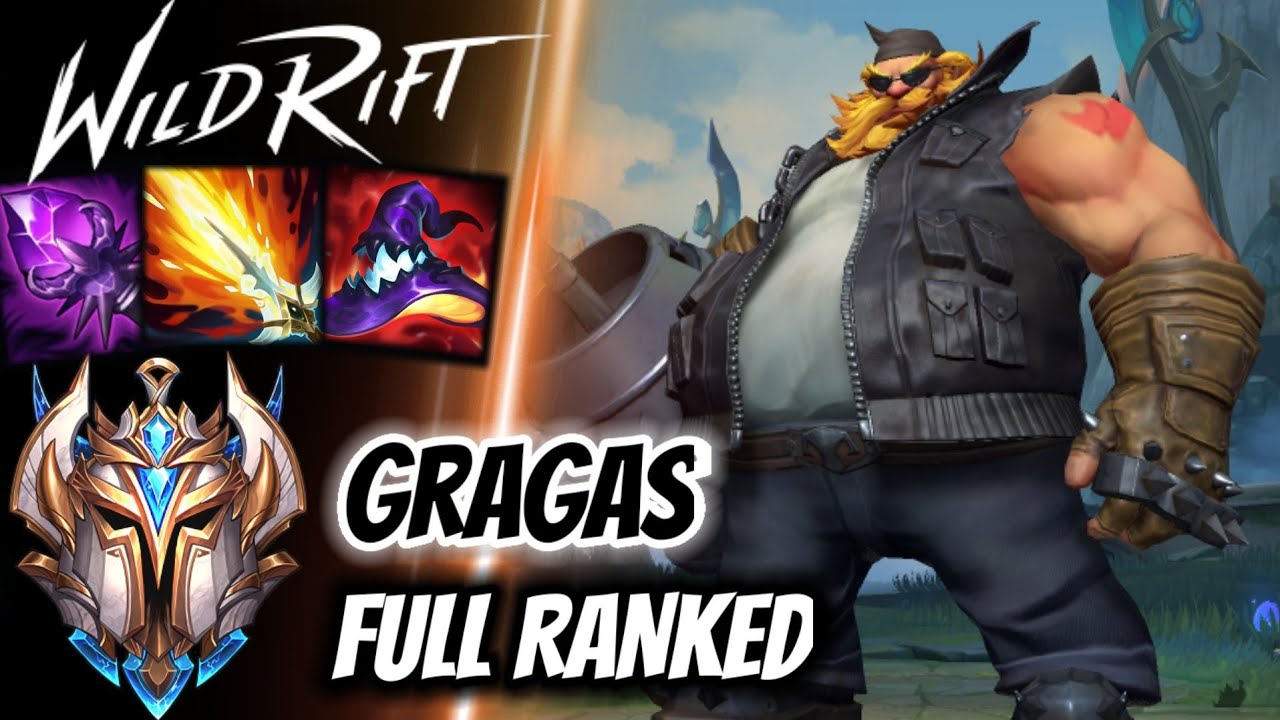 Wild Rift Gragas - Challenger Full Ranked