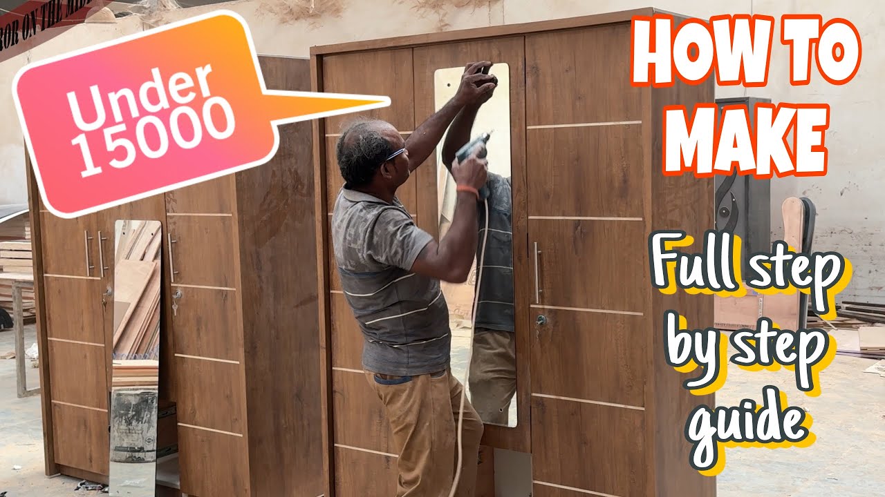 How is Cupboard made at Factory | full step by step guide