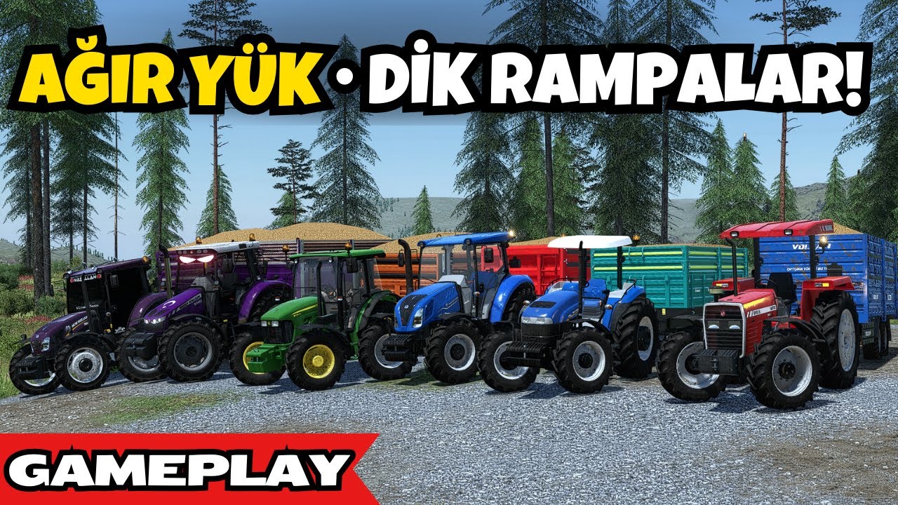 Yayla Yolları Zorladı! 🚛 Ağır Yük, Dar Virajlar, Gerilim Dolu Anlar | FS22