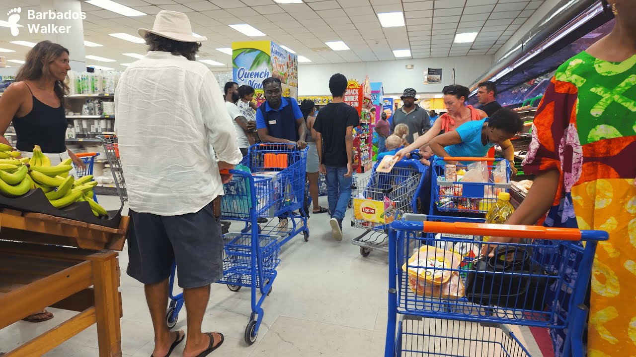 Easter Shopping in Barbados at Massy Supermarket