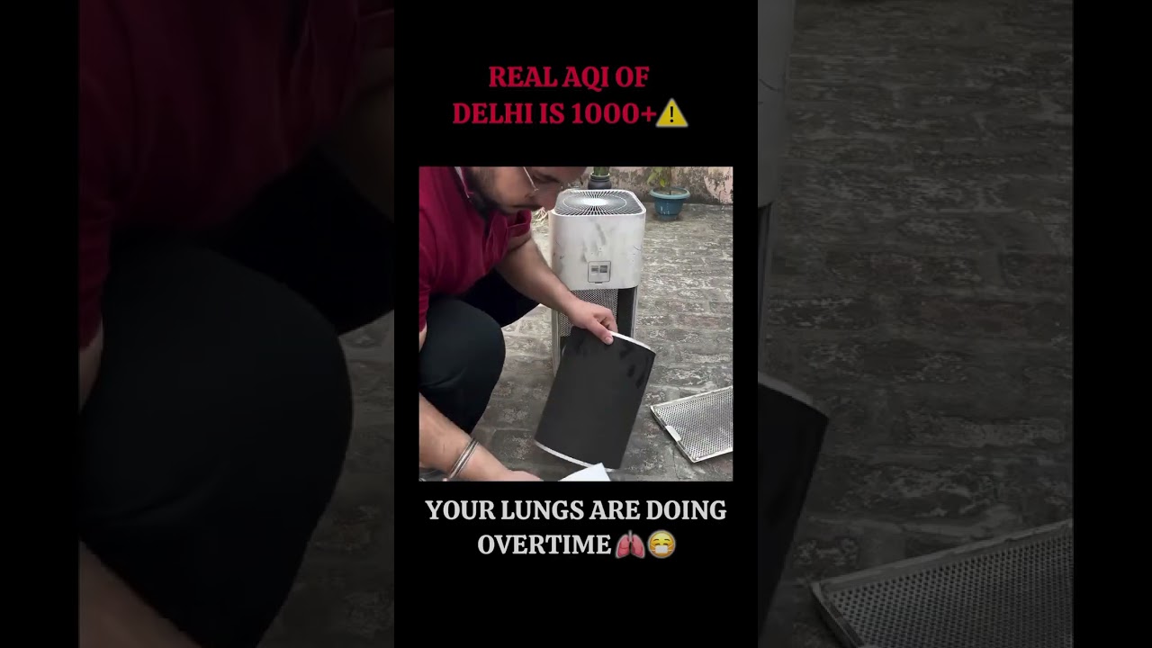 AQI of Delhi is 1000+