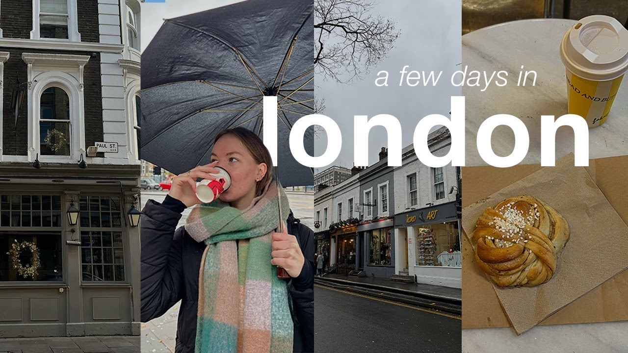 london vlog: 8 coffeeshops in 3 days & a solo dinner date
