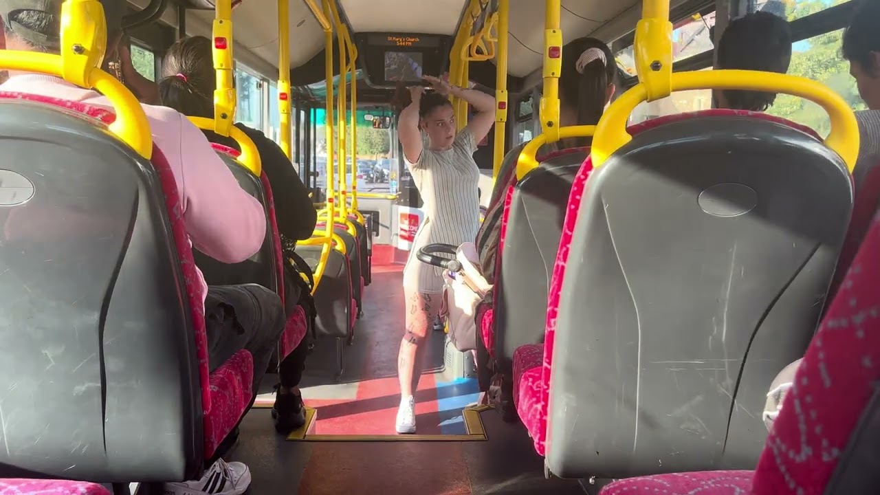 (Alright Thrash) Journey on Route H25 Transport UK London YX67VEF 8224 27/8224