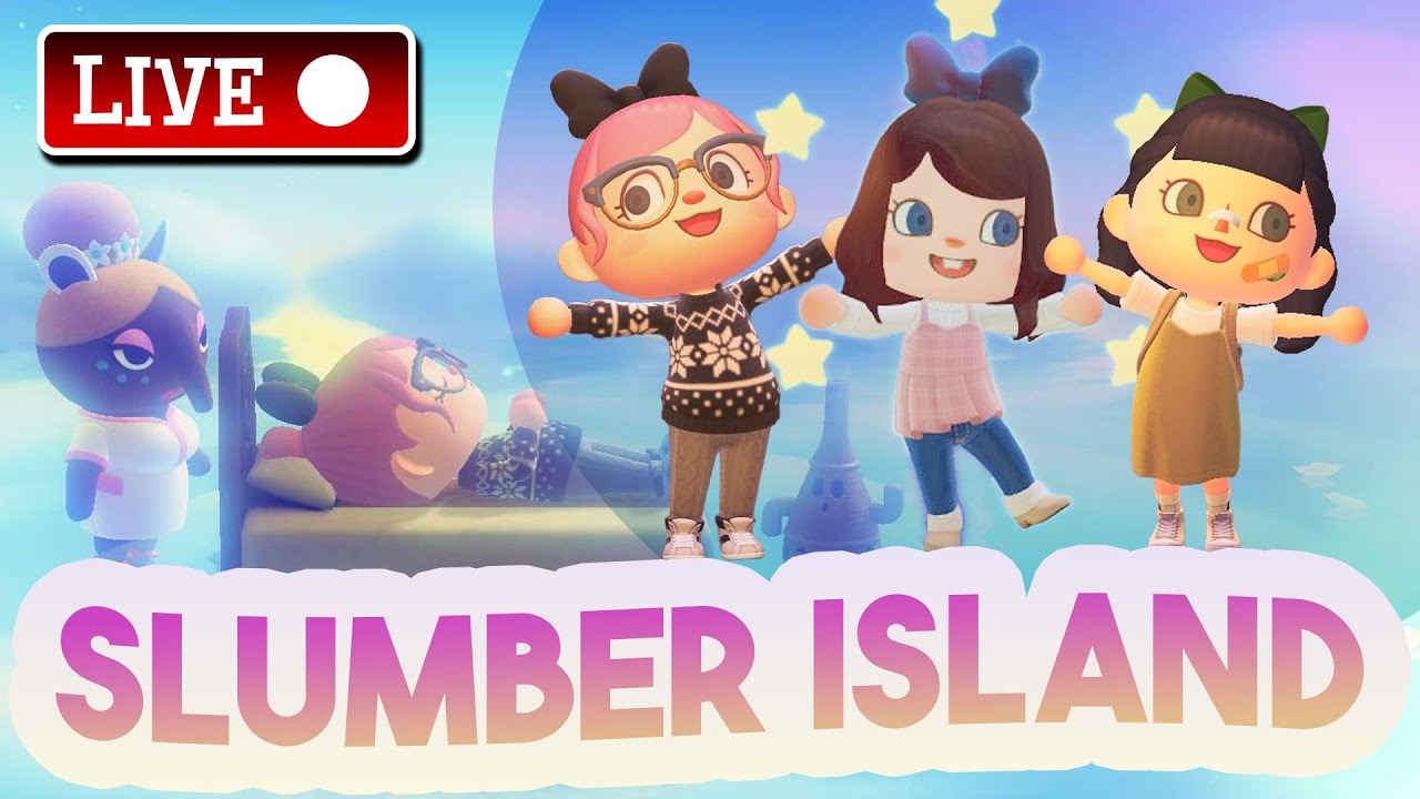 Animal Crossing New Horizons: Decorating on a Slumber Island!