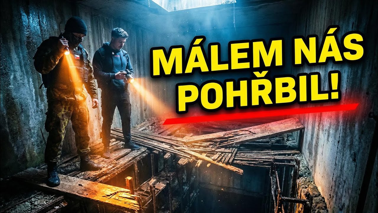 TENHLE BUNKR N&Aacute;S M&Aacute;LEM POHŘBIL! Opu&scaron;těn&yacute; Bunkr 605A (URBEX)