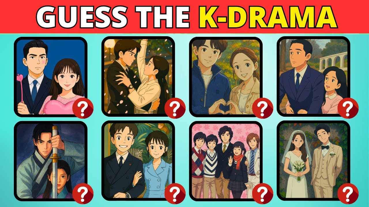 Guess the K-DRAMA by GHIBLI-STYLE PICTURE🎀 | Are You a True K-DRAMA LOVER?😍
