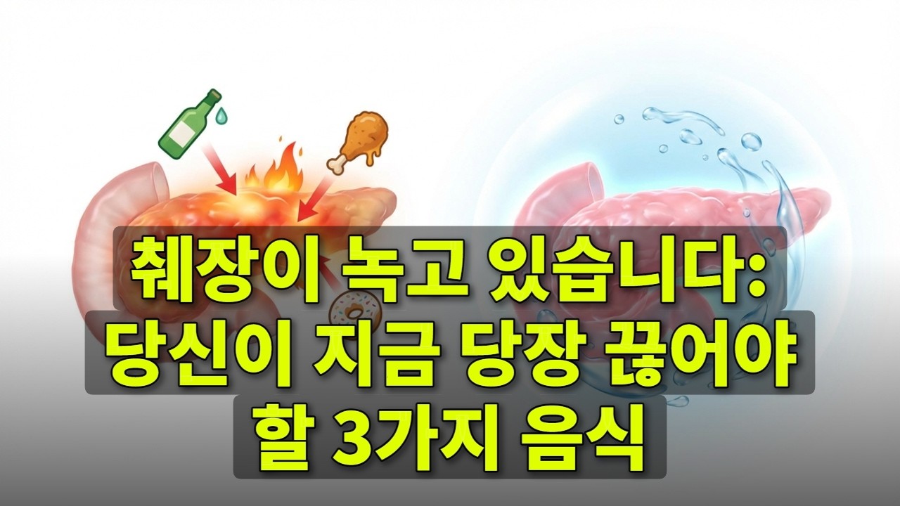 췌장이 녹고 있습니다: 당신이 지금 당장 끊어야 할 3가지 음식