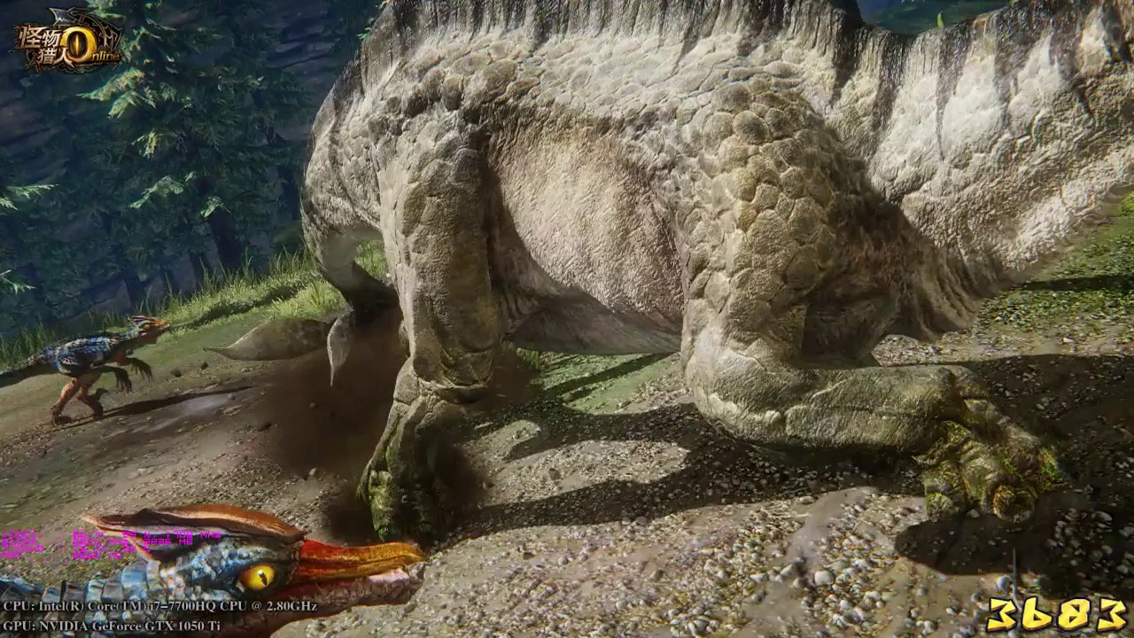 Dell Inspiron 7567 Gaming Laptop -  Monster Hunter Online Benchmark