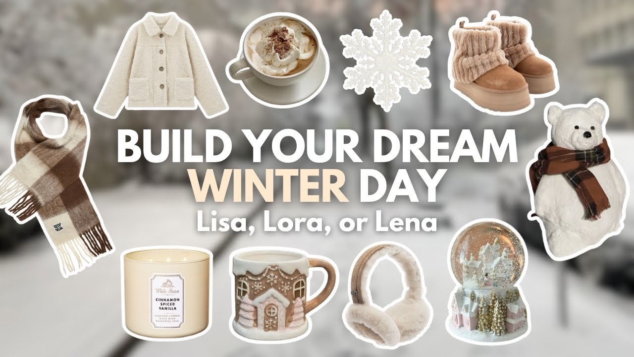 Build Your Dream WINTER DAY ❄️☃️☕| Lisa, Lora or Lena
