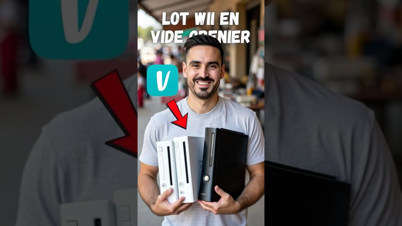 J&rsquo;ach&egrave;te 2 Wii et une Xbox 360 en vide-grenier&hellip; revente directe sur Vinted !#videgrenier #brocante