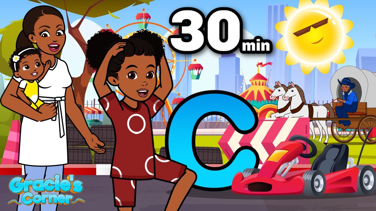 Letter C Song + More Fun and Educational Kids Song | Gracie’s Corner Compilation