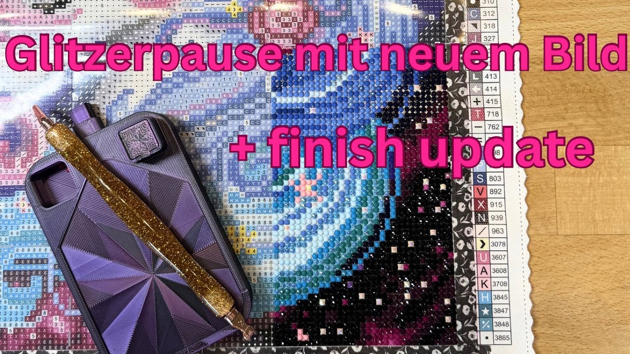 Neues Diamond Painting gestartet ✨ + großes Finish Update am Ende 💎