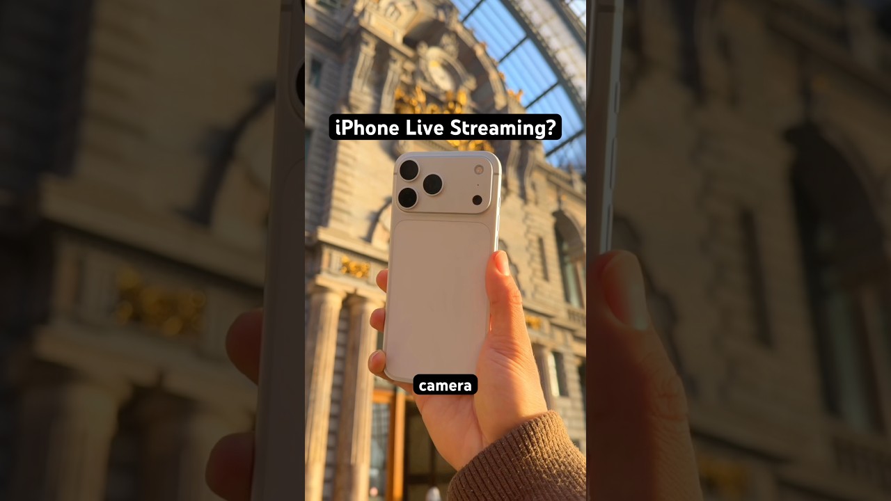 Камера iPhone против прямой трансляции!
