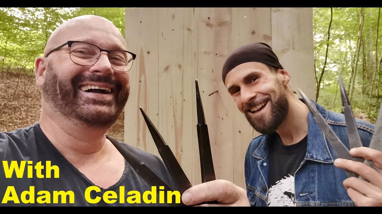 Awesomest Blade Throwing Lesson EVER!