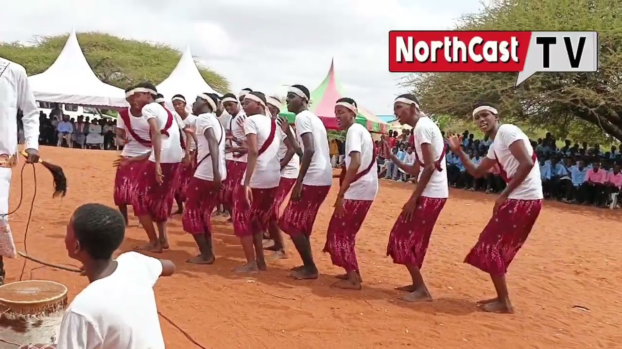 Sabunley Secondary wowed the crowd with their top choral dance at the Wajir County bursary launch.