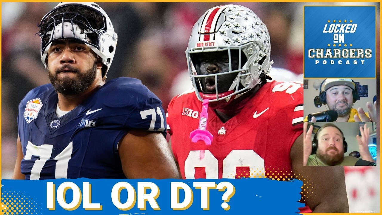 FIRST ROUND: Can the Chargers SECURE Long-Term Success by Selecting O-Line Over D-Line?