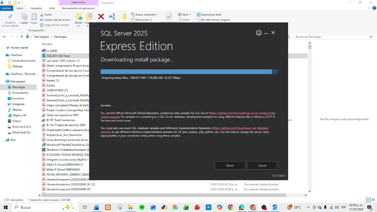Práctica Instalación de SQL Server y Quiz
