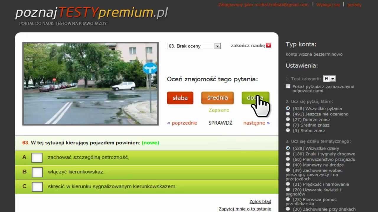 Błyskawiczna nauka testów na prawo jazdy