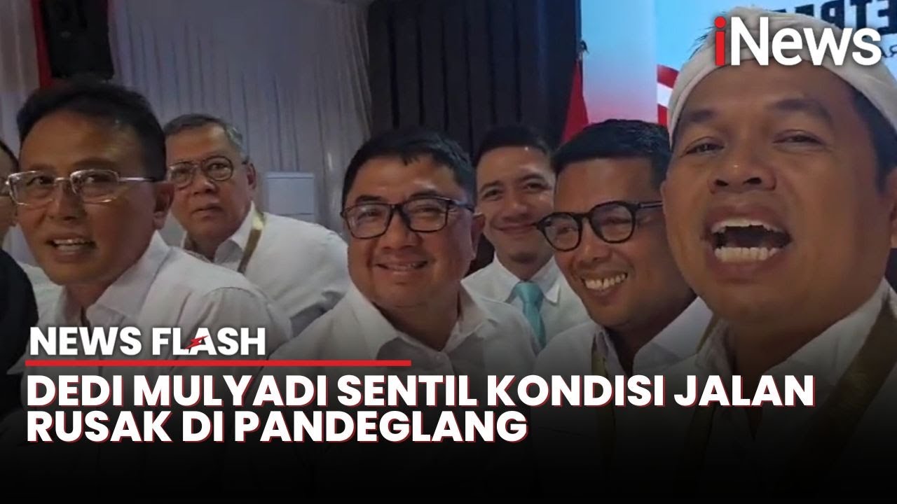 Viral! Dedi Mulyadi Singgung Rusaknya Jalan Pandeglang dan Tak Punya Anggaran | News Flash