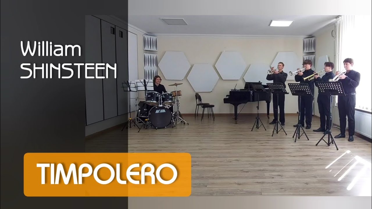 William Shinsteen Timpolero / В. Шинстін Тімполеро для 4-х труб та ударної установки 