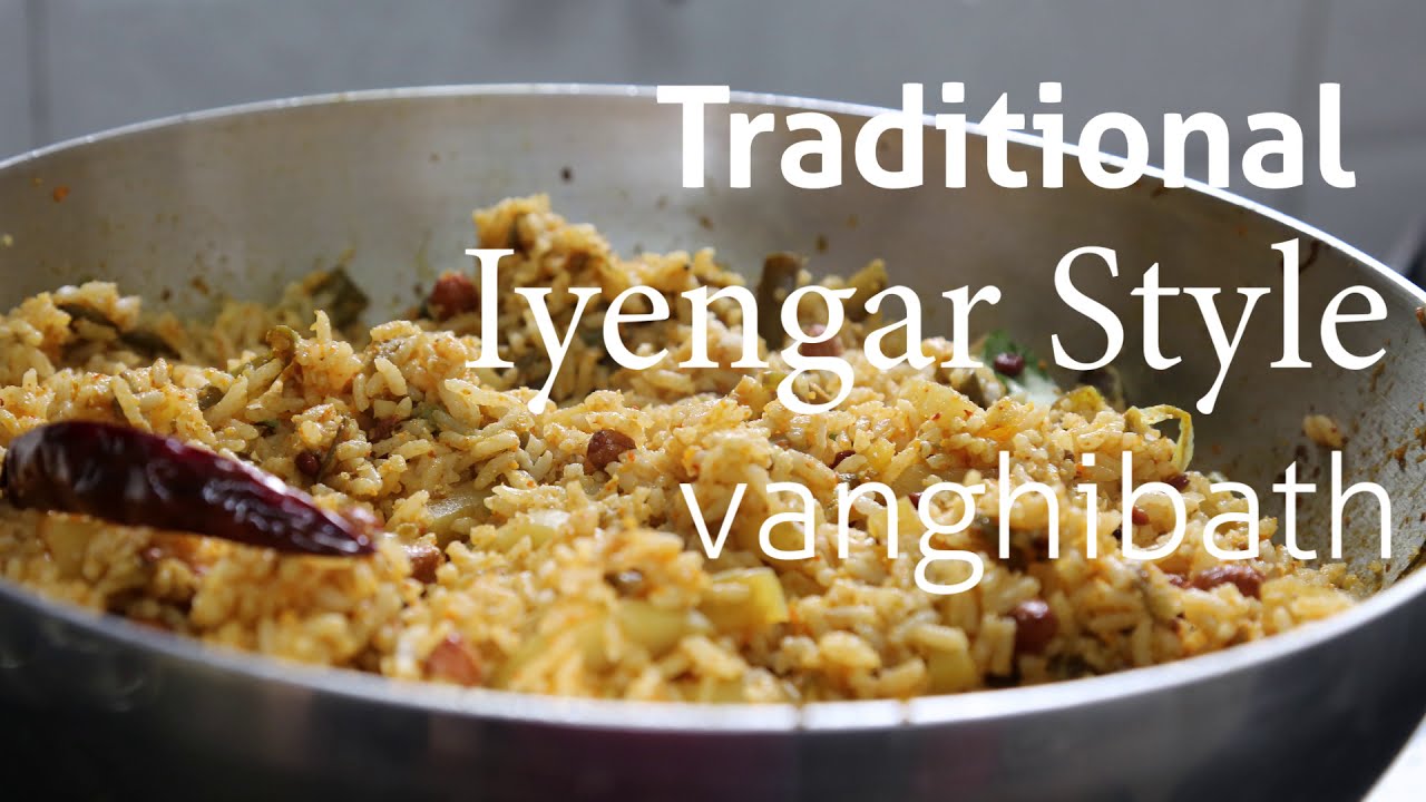 how  to  make vangibath iyengar style