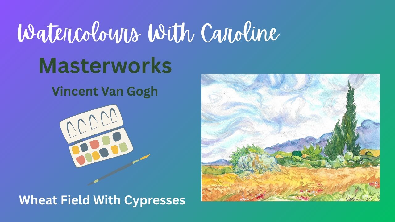 Painting like Van Gogh with Watercolour