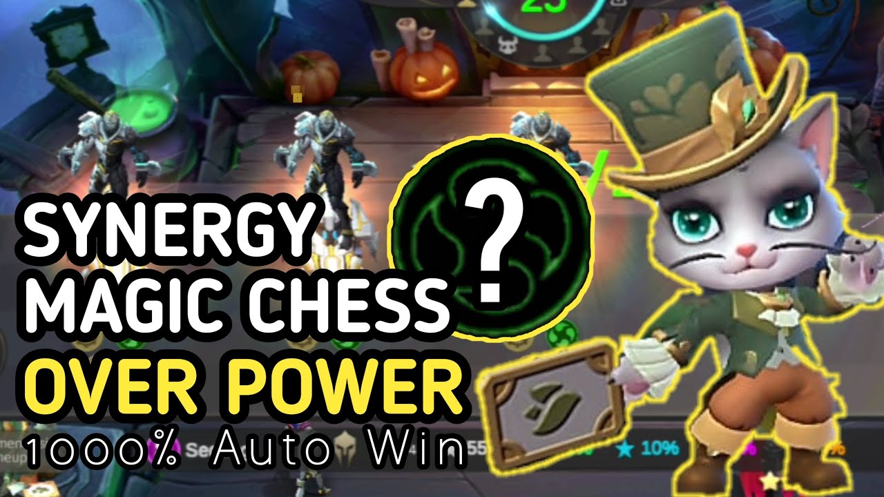 SYNERGY MAGIC CHESS OVERPOWER - PAKE COMBO SYNERGY INI 1000% AUTO WIN || MAGIC CHESS MOBILE LEGENDS