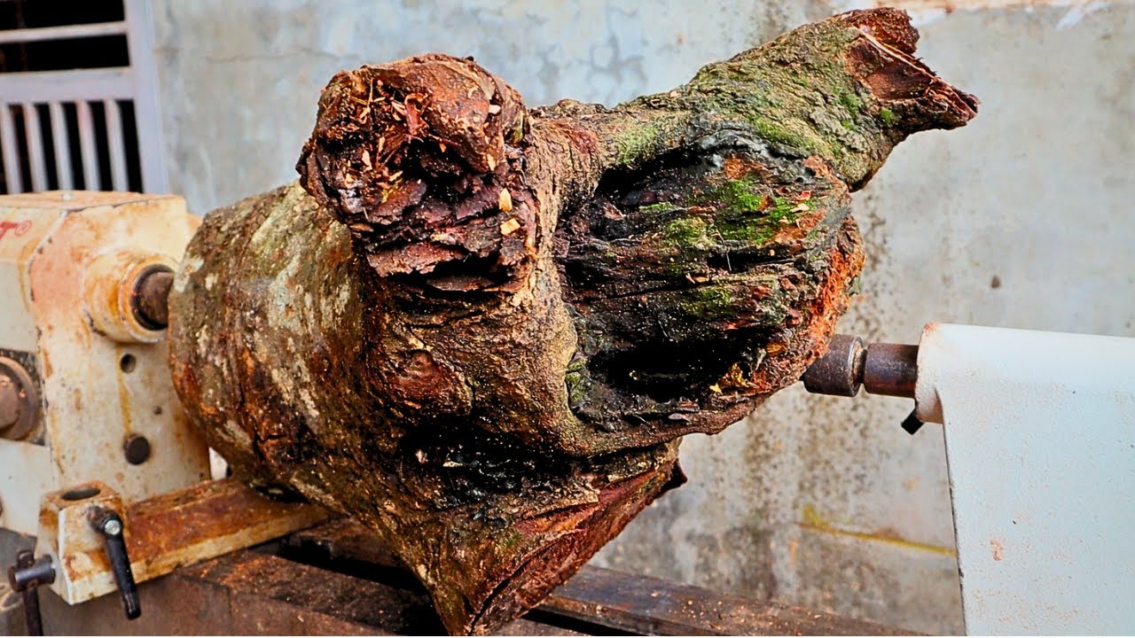 Wood turning = A gift from nature.