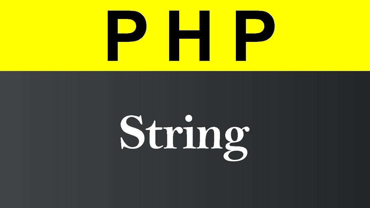 String in PHP (Hindi)