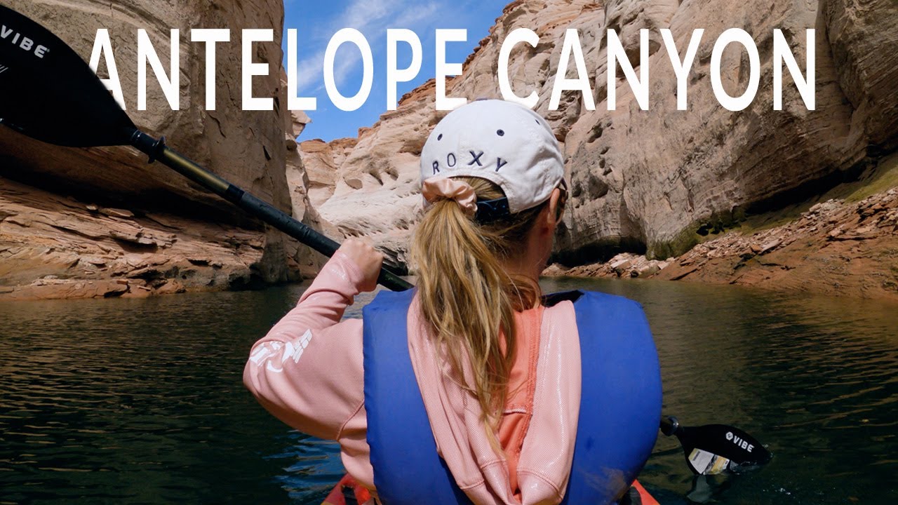 Kayaking to Antelope Canyon from Lake Powell