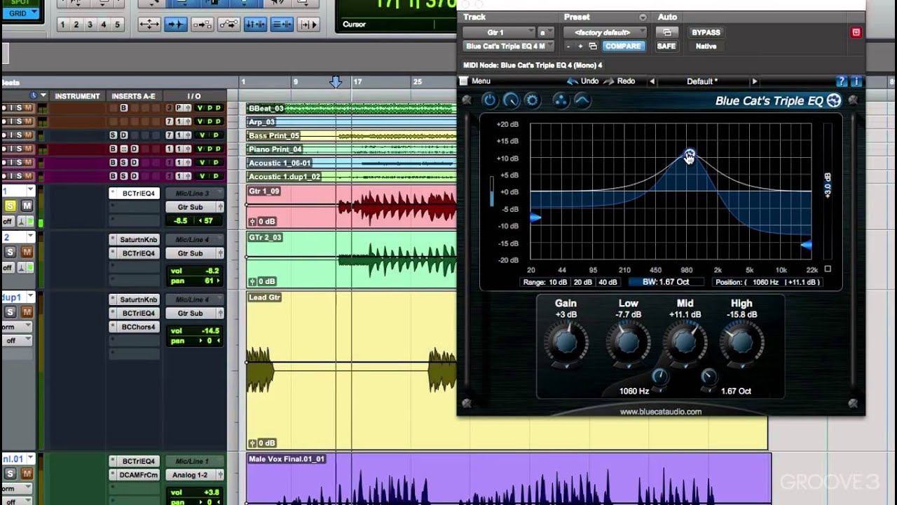 Electric Guitars (Mixing with Free Plug-Ins)