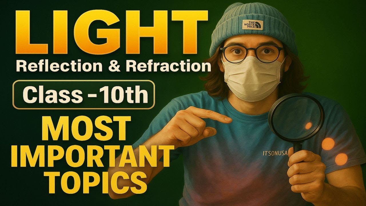 Class 10 Science | Light Reflection and Refraction  🔥 Most Important Topics 202